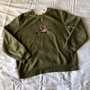 Green Cat Fleece